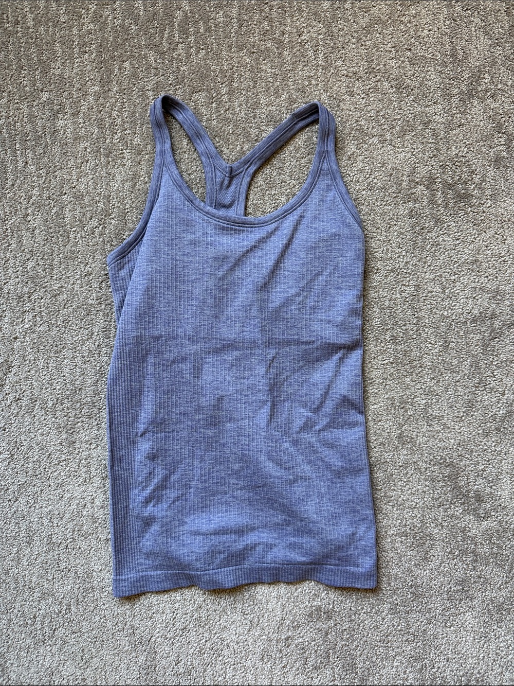 lululemon athletica Ribbed Racerback Tank - Periwinkle Blue